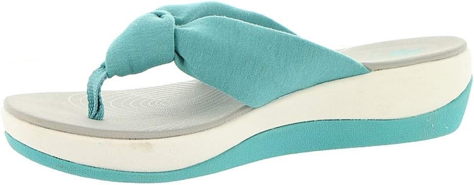 image:imageClarks Womens Arla Glison Flip FlopAqua Solid Textile