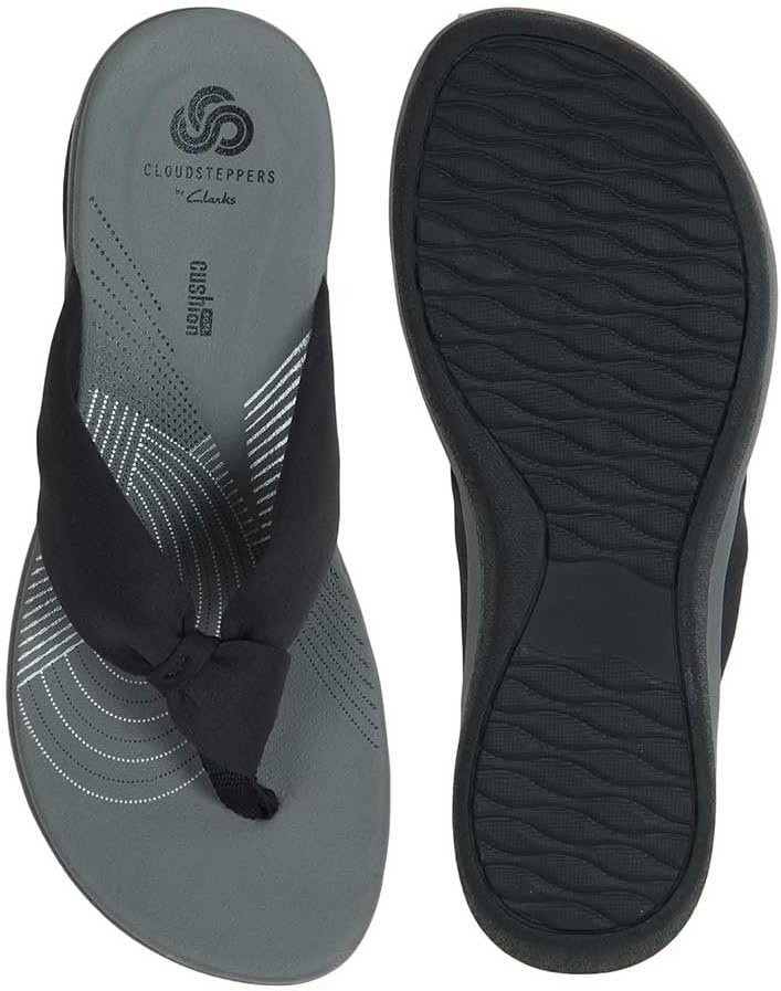 image:imageClarks Womens Arla Glison Flip FlopBlack Textile