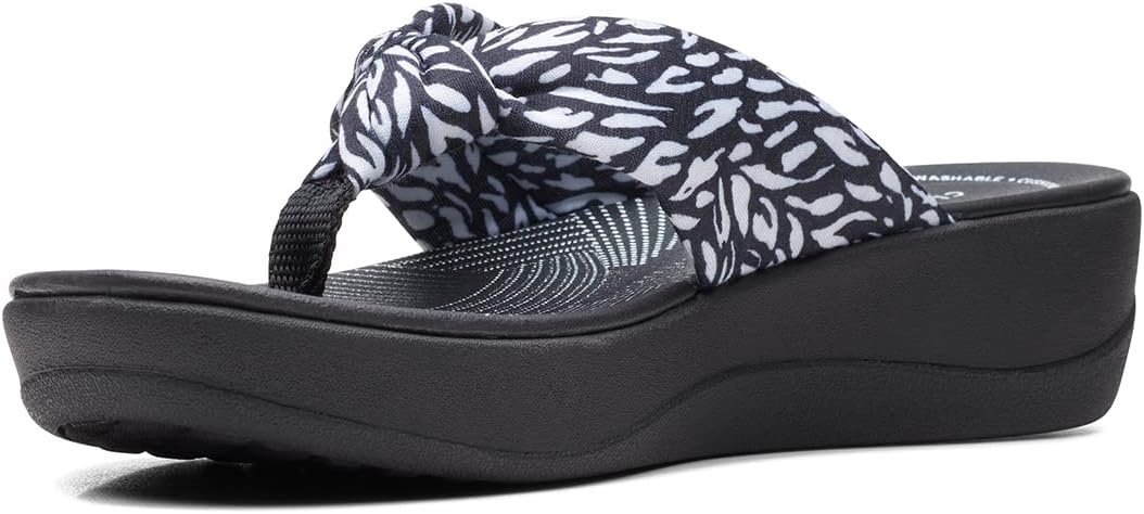 image:imageClarks Womens Arla Glison Flip FlopBlkWhite