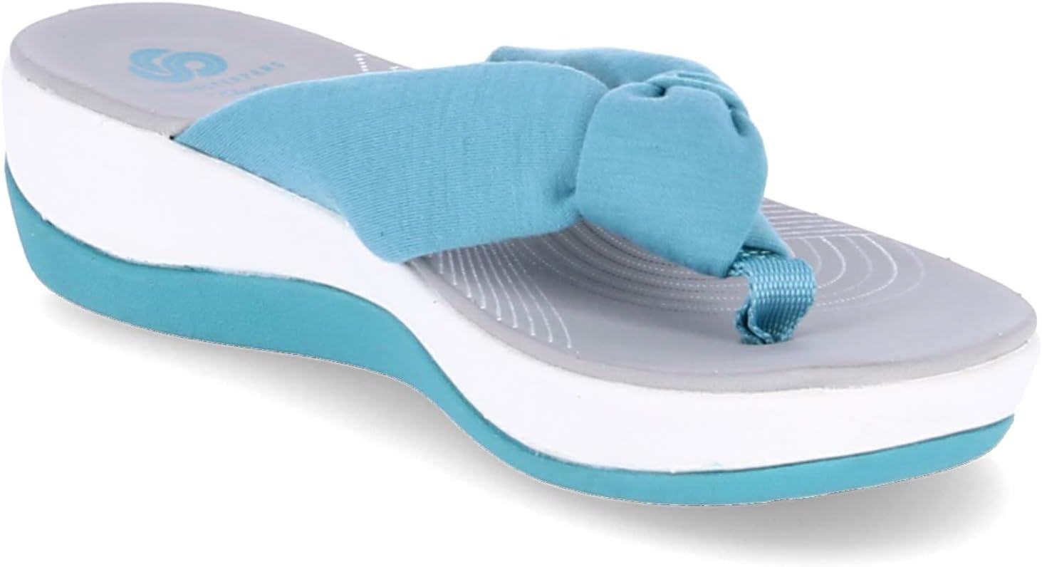 image:imageClarks Womens Arla Glison Flip FlopBlue Aqua Synthetic