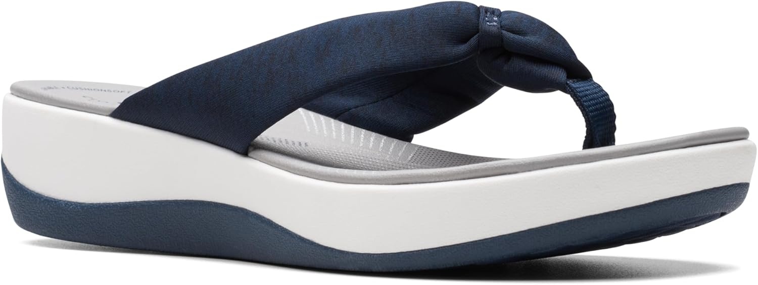 image:imageClarks Womens Arla Glison Flip FlopBlue Fabric