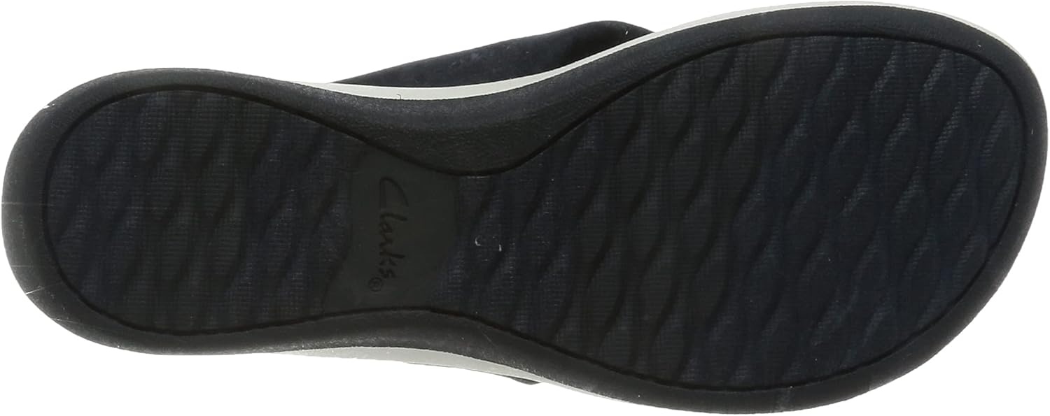 image:imageClarks Womens Arla Glison Flip FlopBlue Heather Fabric