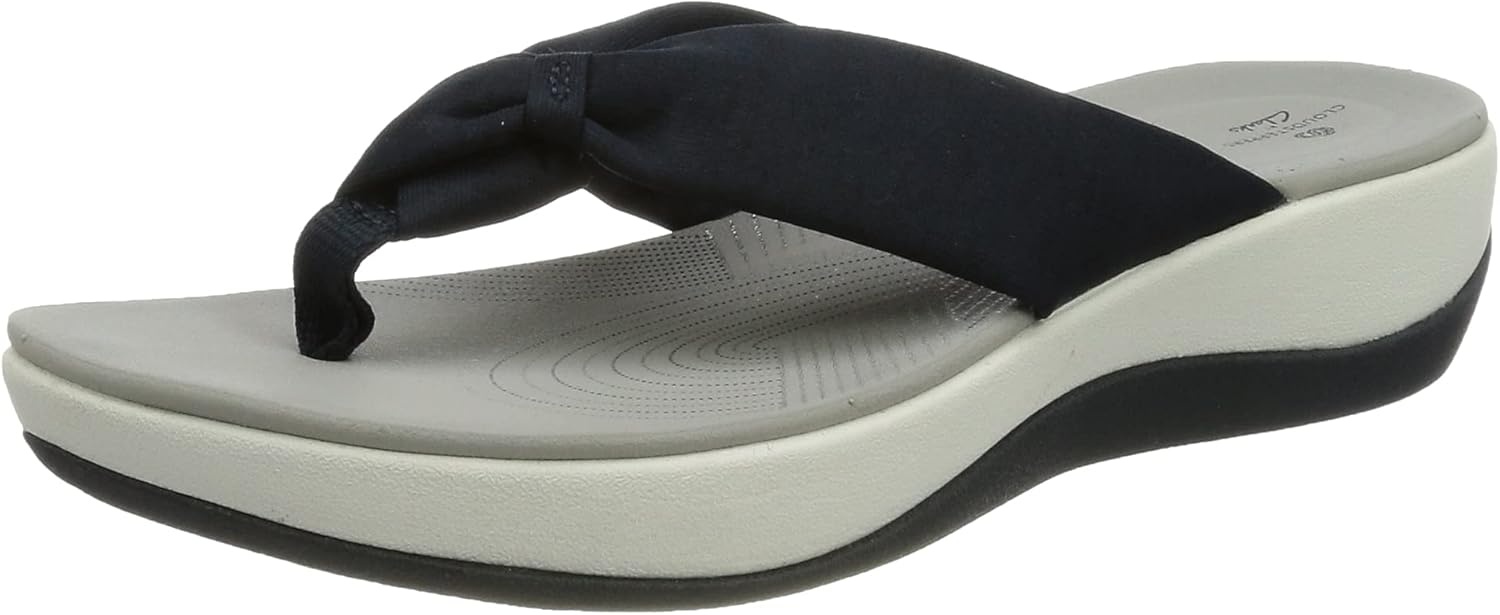 image:imageClarks Womens Arla Glison Flip FlopBlue Heather Fabric