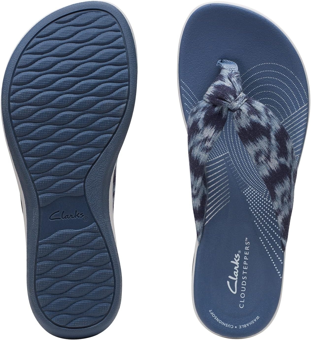 image:imageClarks Womens Arla Glison Flip FlopBlue Interest