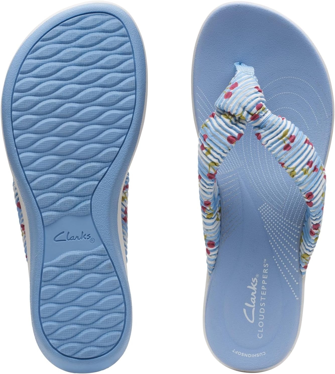 image:imageClarks Womens Arla Glison Flip FlopBlue Synthetic