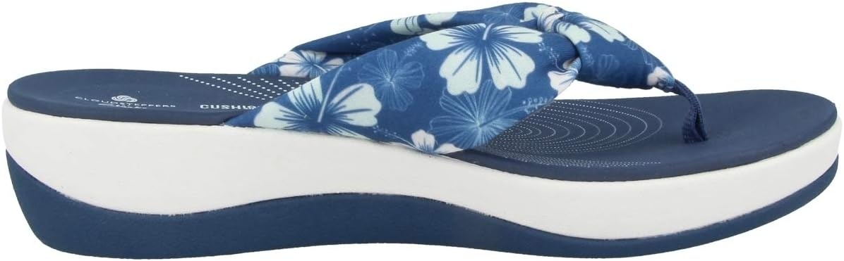 image:imageClarks Womens Arla Glison Flip FlopBlue Textile W Multi Flowers