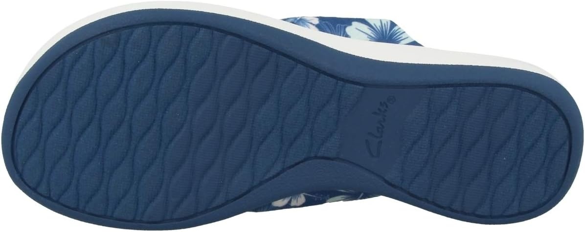 image:imageClarks Womens Arla Glison Flip FlopBlue Textile W Multi Flowers
