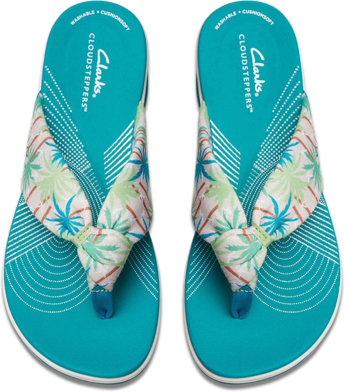 image:imageClarks Womens Arla Glison Flip FlopGreen Combi