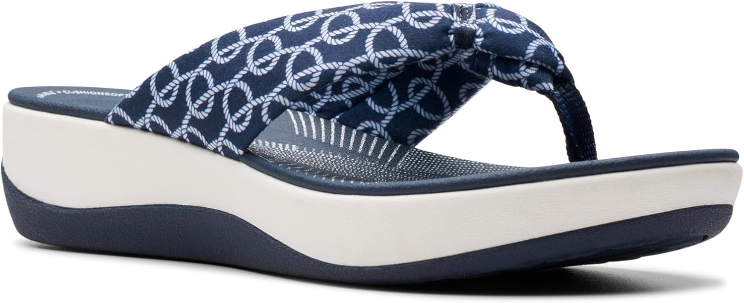 image:imageClarks Womens Arla Glison Flip FlopIndigo Print