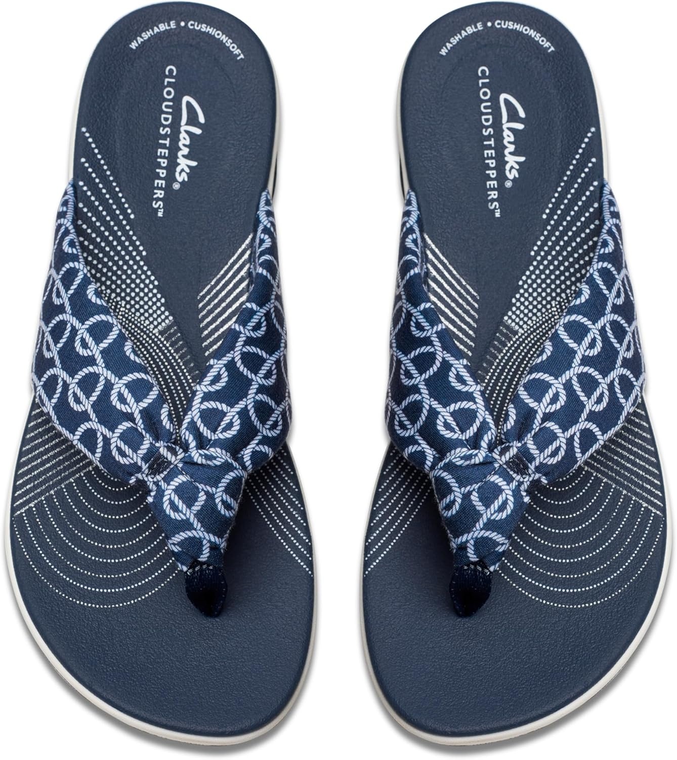 image:imageClarks Womens Arla Glison Flip FlopIndigo Print