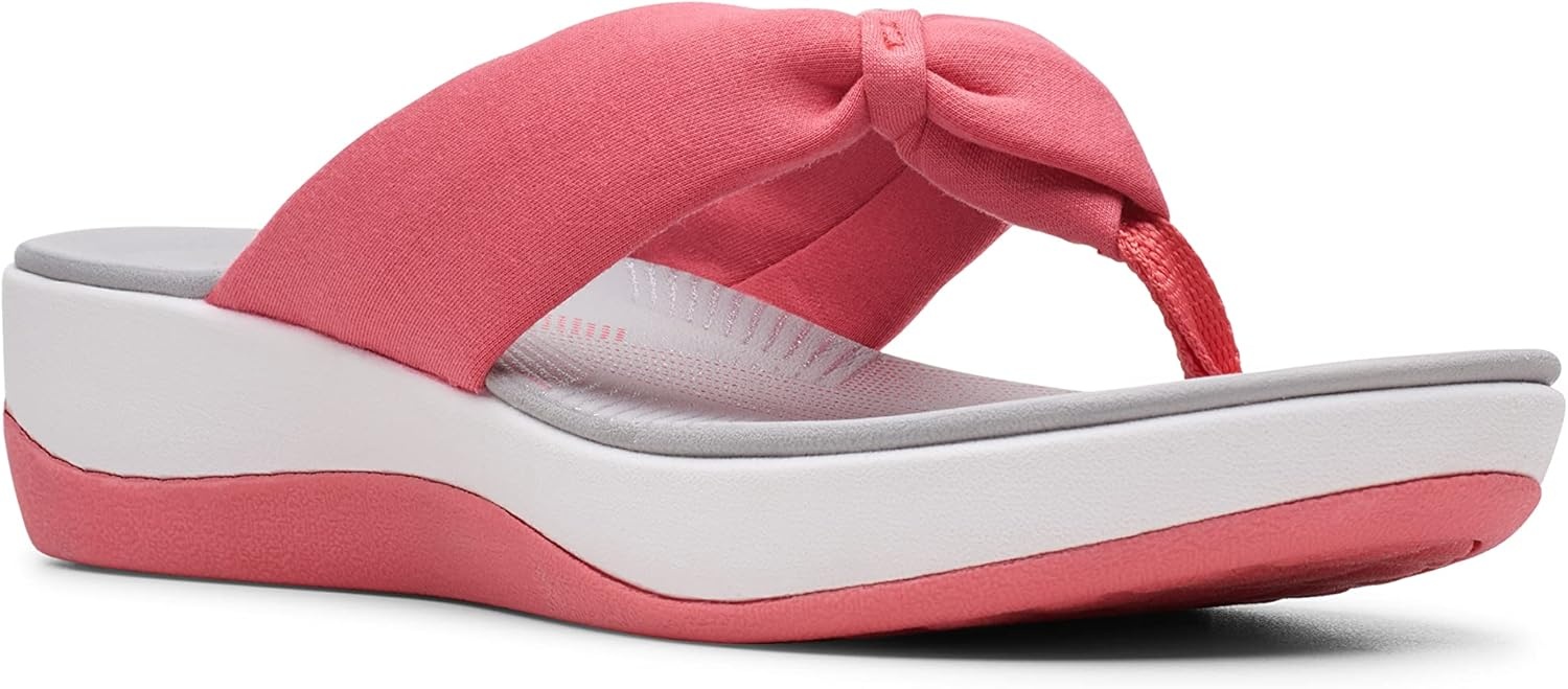 image:imageClarks Womens Arla Glison Flip FlopRed Raspberry Raspberry