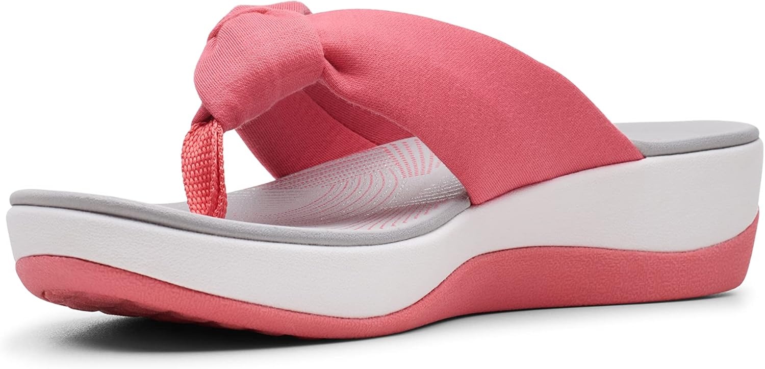 image:imageClarks Womens Arla Glison Flip FlopRed Raspberry Raspberry