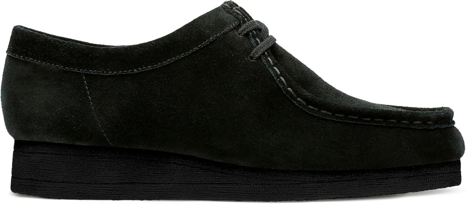 image:imageClarks Womens Padmora OxfordBlackBlack Suede