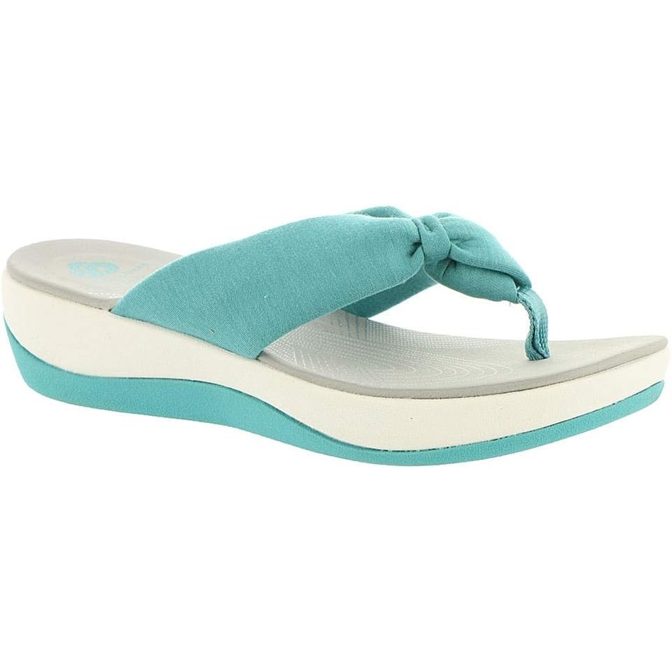 image:imageClarks Womens Arla Glison Flip FlopAqua Solid Textile