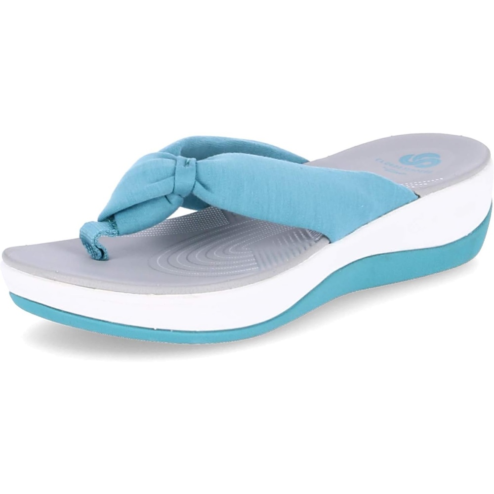 image:imageClarks Womens Arla Glison Flip FlopBlue Aqua Synthetic