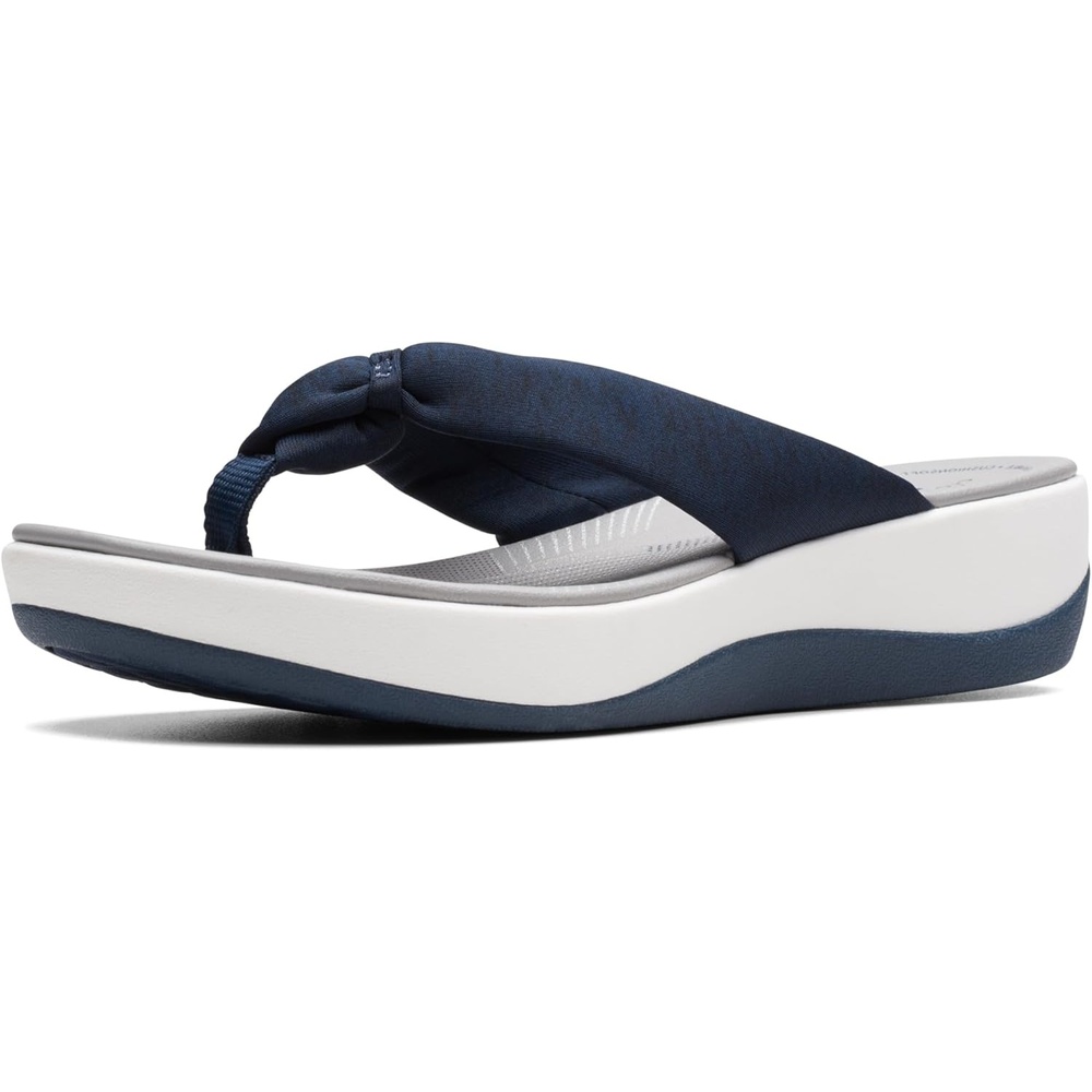 image:imageClarks Womens Arla Glison Flip FlopBlue Fabric