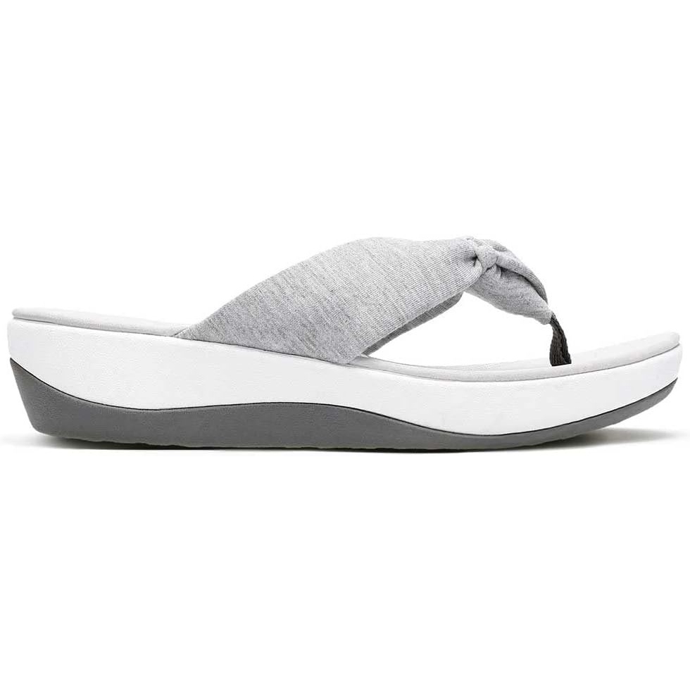 image:imageClarks Womens Arla Glison Flip FlopLight Grey Heather Textile