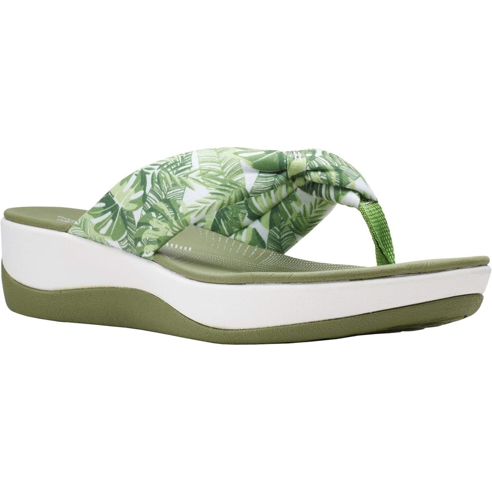 image:imageClarks Womens Arla Glison Flip FlopWhite Textile