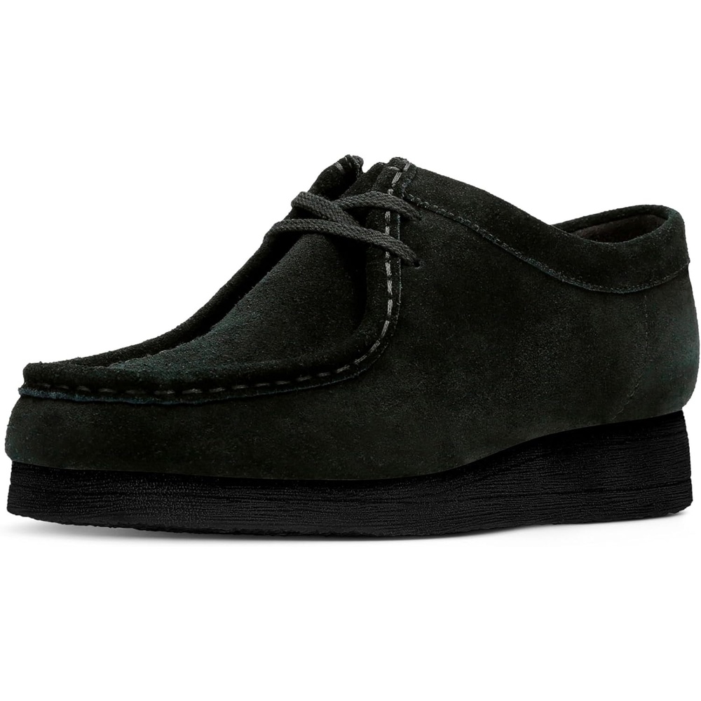 image:imageClarks Womens Padmora OxfordBlackBlack Suede
