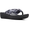 White Palms Textile Black Sole