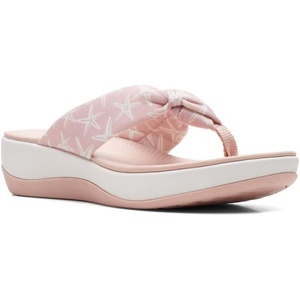 Clarks Women’s Arla Glison Flip Flop(Sand Combi)