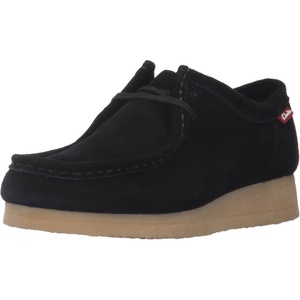 Clarks Women’s Padmora Oxford(Black Suede)