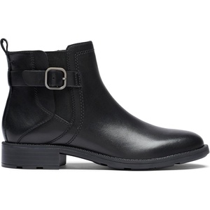 Clarks womens Adalynn West(Black Leather)