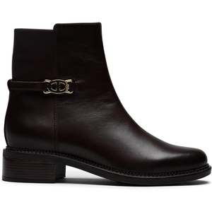 Clarks womens Maye Kaylie(Merlot Leather)