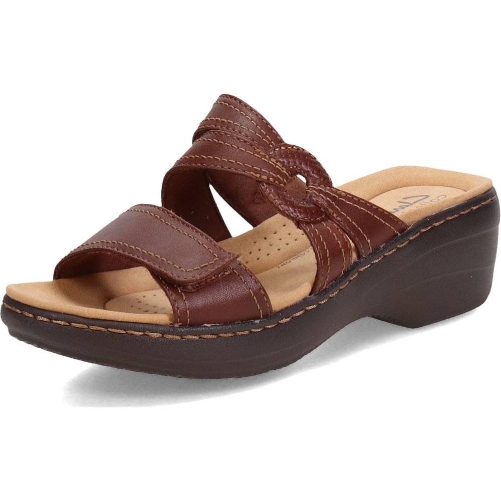 image:imageClarks Womens Merliah CoralDark Tan Leather