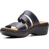 Navy Leather